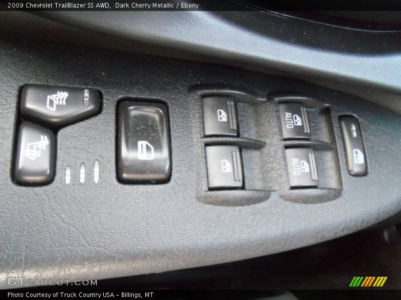 Dark Cherry Metallic / Ebony 2009 Chevrolet TrailBlazer SS AWD