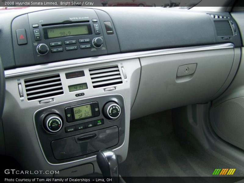 Bright Silver / Gray 2008 Hyundai Sonata Limited