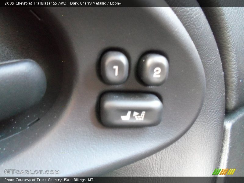 Dark Cherry Metallic / Ebony 2009 Chevrolet TrailBlazer SS AWD