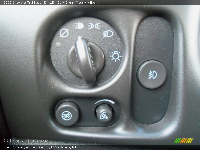 Dark Cherry Metallic / Ebony 2009 Chevrolet TrailBlazer SS AWD