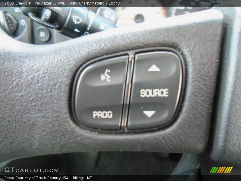 Dark Cherry Metallic / Ebony 2009 Chevrolet TrailBlazer SS AWD