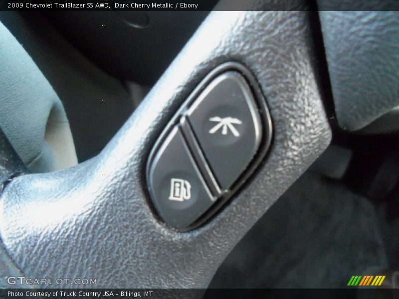 Dark Cherry Metallic / Ebony 2009 Chevrolet TrailBlazer SS AWD