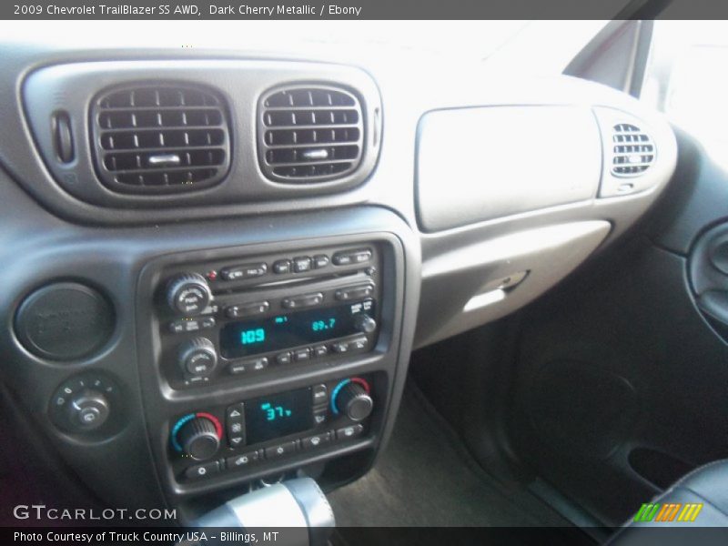 Dark Cherry Metallic / Ebony 2009 Chevrolet TrailBlazer SS AWD