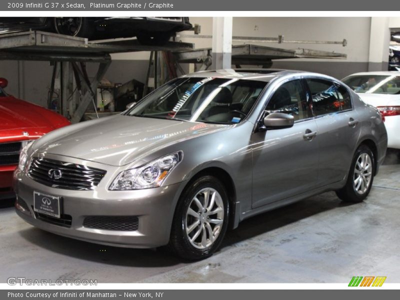 Platinum Graphite / Graphite 2009 Infiniti G 37 x Sedan