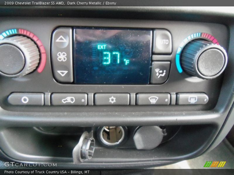 Dark Cherry Metallic / Ebony 2009 Chevrolet TrailBlazer SS AWD