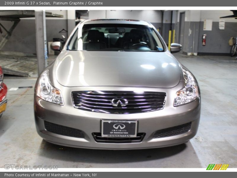 Platinum Graphite / Graphite 2009 Infiniti G 37 x Sedan