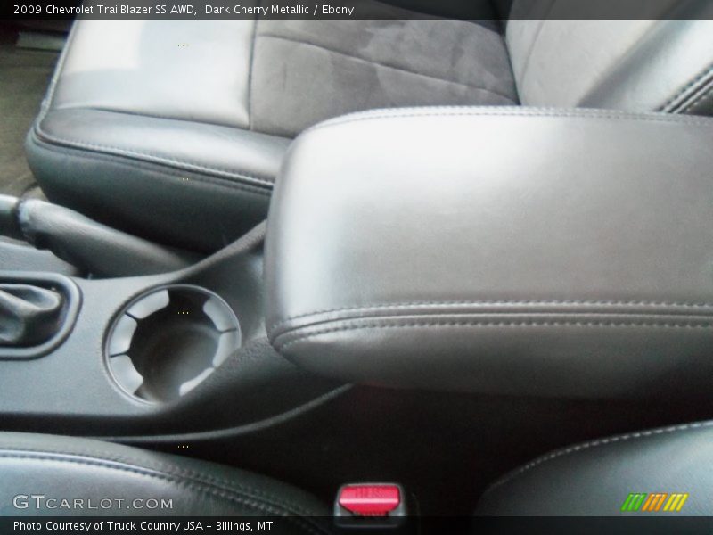 Dark Cherry Metallic / Ebony 2009 Chevrolet TrailBlazer SS AWD