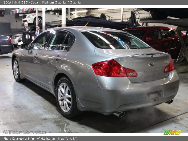 Platinum Graphite / Graphite 2009 Infiniti G 37 x Sedan