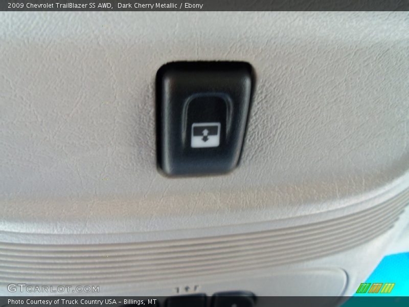 Dark Cherry Metallic / Ebony 2009 Chevrolet TrailBlazer SS AWD
