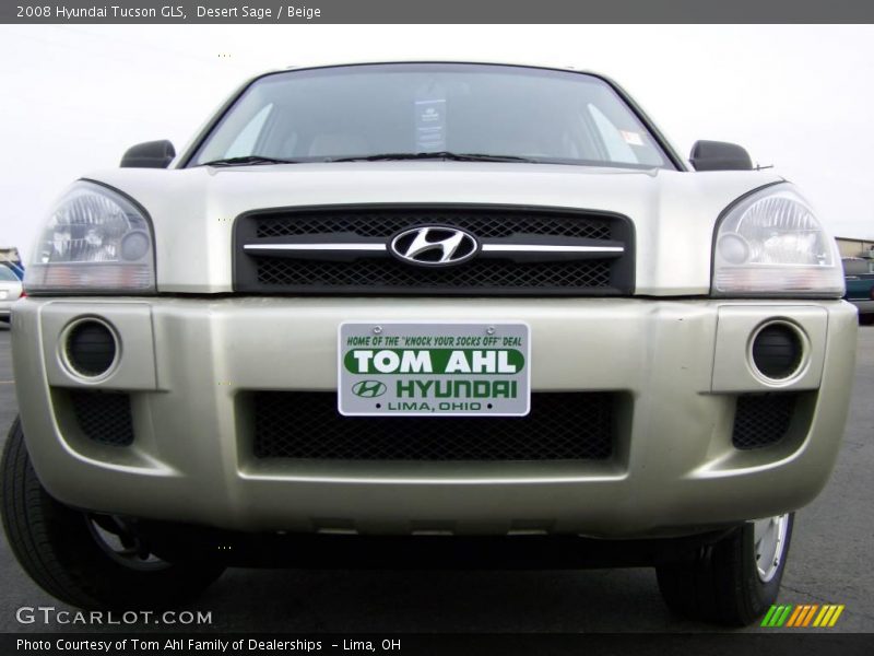 Desert Sage / Beige 2008 Hyundai Tucson GLS