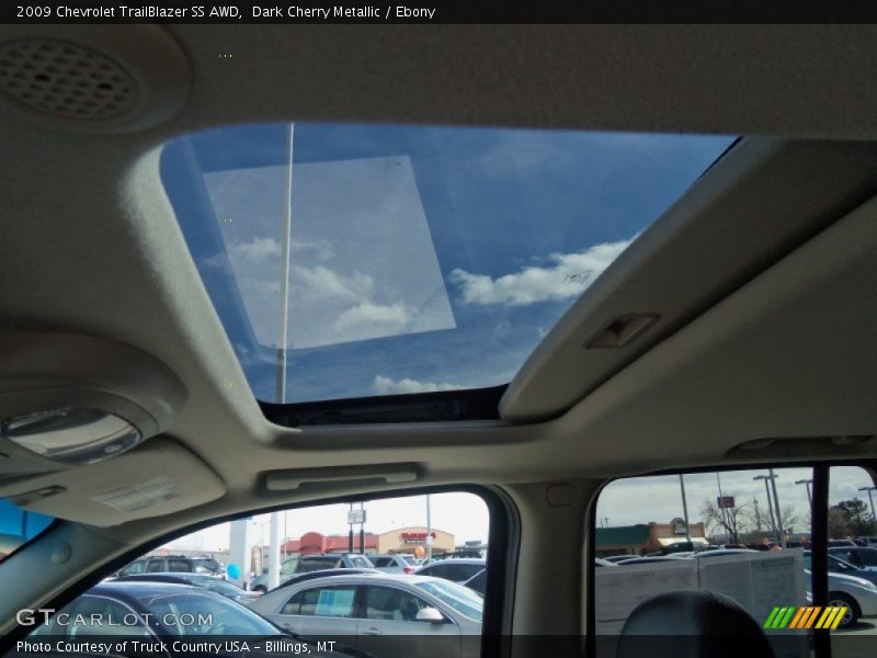 Dark Cherry Metallic / Ebony 2009 Chevrolet TrailBlazer SS AWD