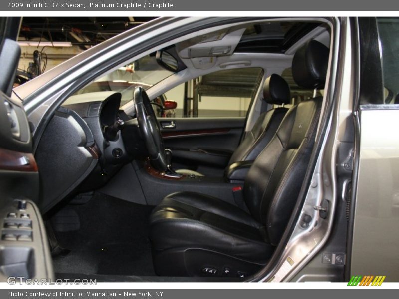 Platinum Graphite / Graphite 2009 Infiniti G 37 x Sedan