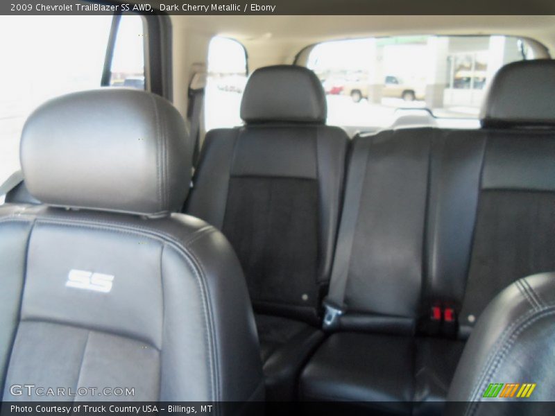 Dark Cherry Metallic / Ebony 2009 Chevrolet TrailBlazer SS AWD