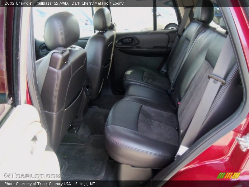 Dark Cherry Metallic / Ebony 2009 Chevrolet TrailBlazer SS AWD