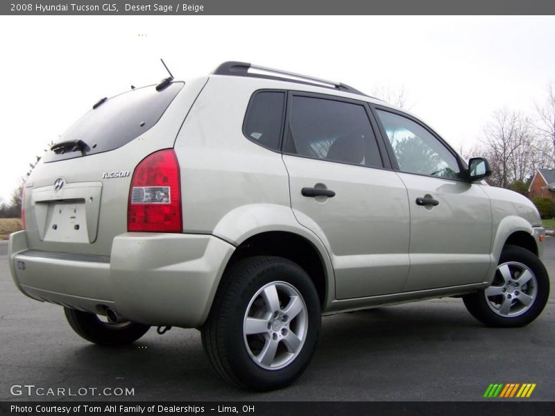 Desert Sage / Beige 2008 Hyundai Tucson GLS