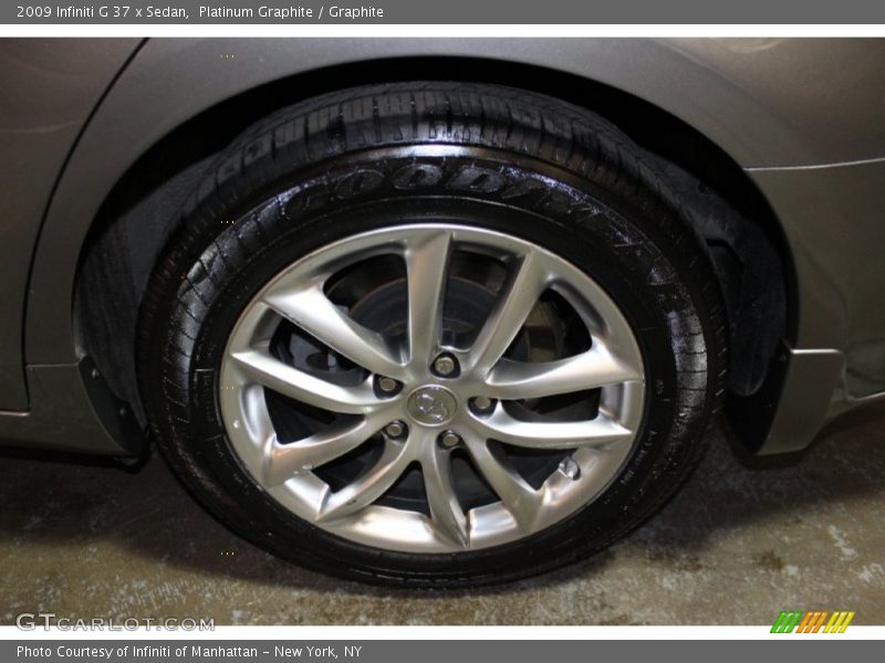 Platinum Graphite / Graphite 2009 Infiniti G 37 x Sedan
