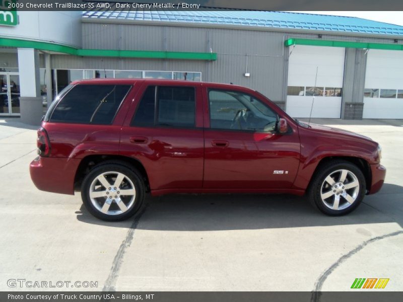 Dark Cherry Metallic / Ebony 2009 Chevrolet TrailBlazer SS AWD