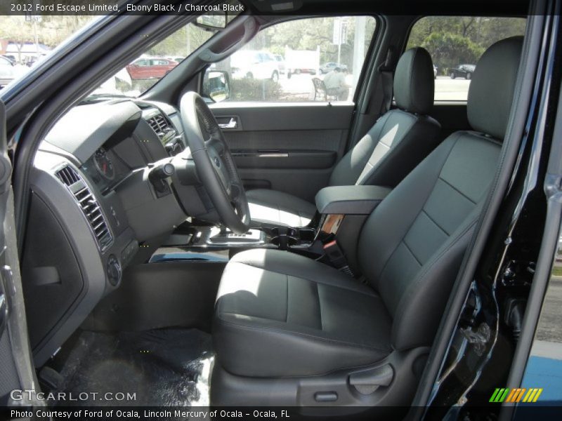 Ebony Black / Charcoal Black 2012 Ford Escape Limited