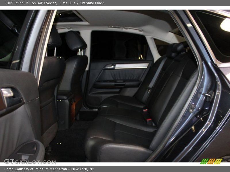 Slate Blue / Graphite Black 2009 Infiniti M 35x AWD Sedan