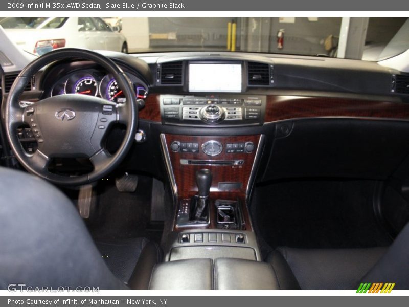 Slate Blue / Graphite Black 2009 Infiniti M 35x AWD Sedan
