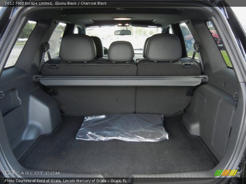 Ebony Black / Charcoal Black 2012 Ford Escape Limited