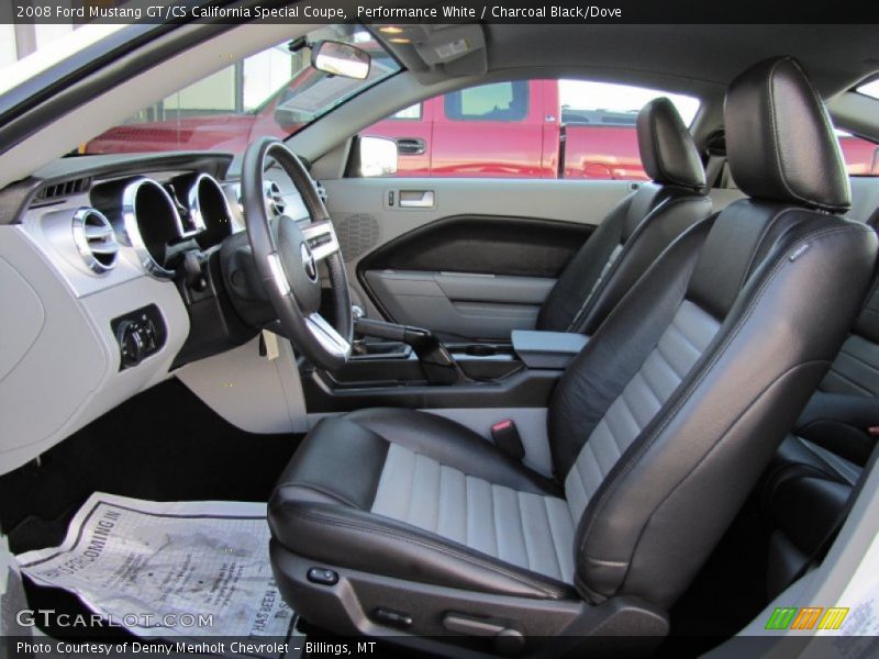  2008 Mustang GT/CS California Special Coupe Charcoal Black/Dove Interior