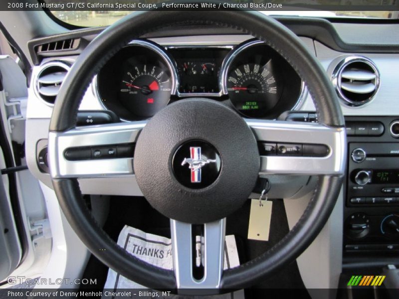  2008 Mustang GT/CS California Special Coupe Steering Wheel