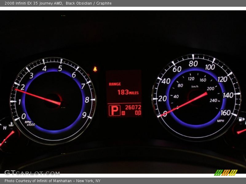 Black Obsidian / Graphite 2008 Infiniti EX 35 Journey AWD