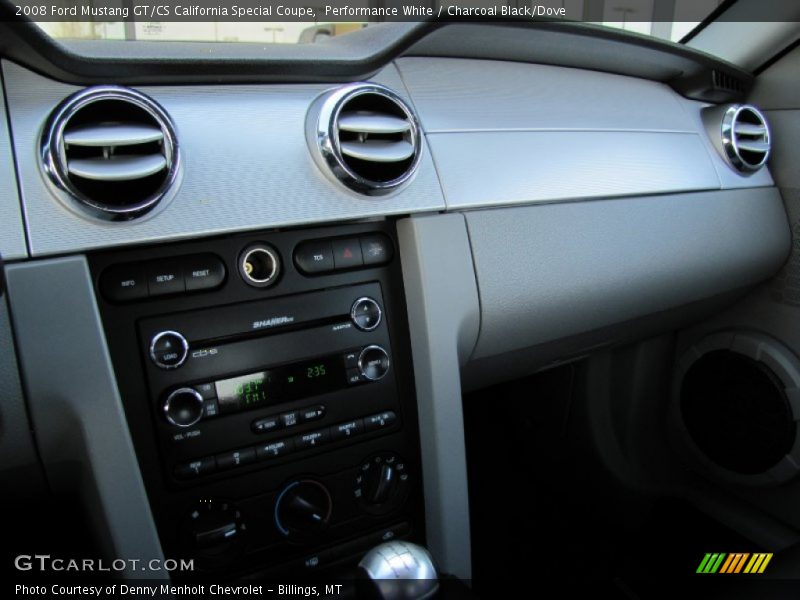 Performance White / Charcoal Black/Dove 2008 Ford Mustang GT/CS California Special Coupe