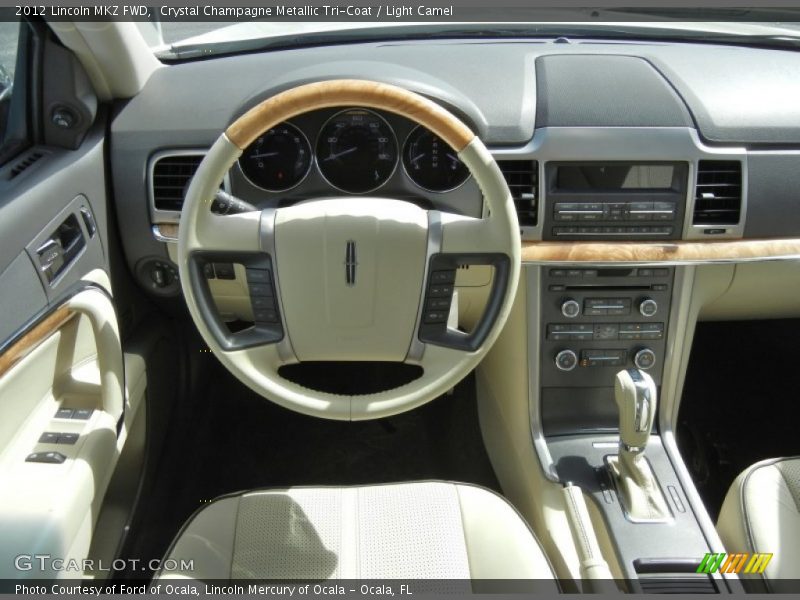 Crystal Champagne Metallic Tri-Coat / Light Camel 2012 Lincoln MKZ FWD