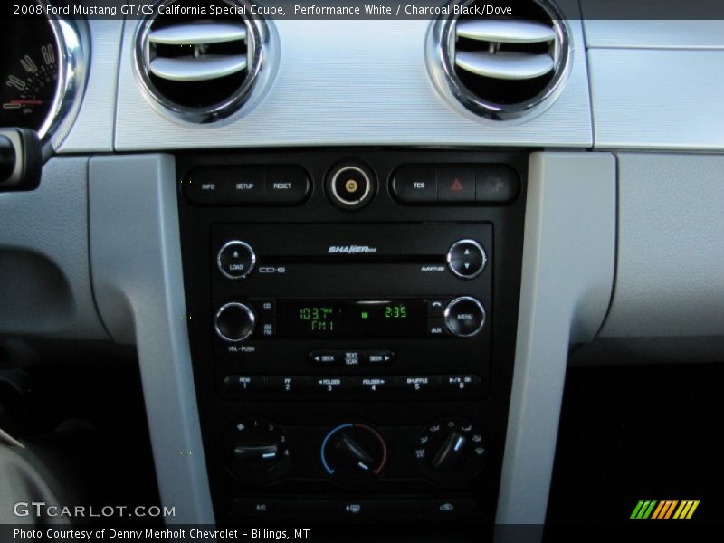 Performance White / Charcoal Black/Dove 2008 Ford Mustang GT/CS California Special Coupe