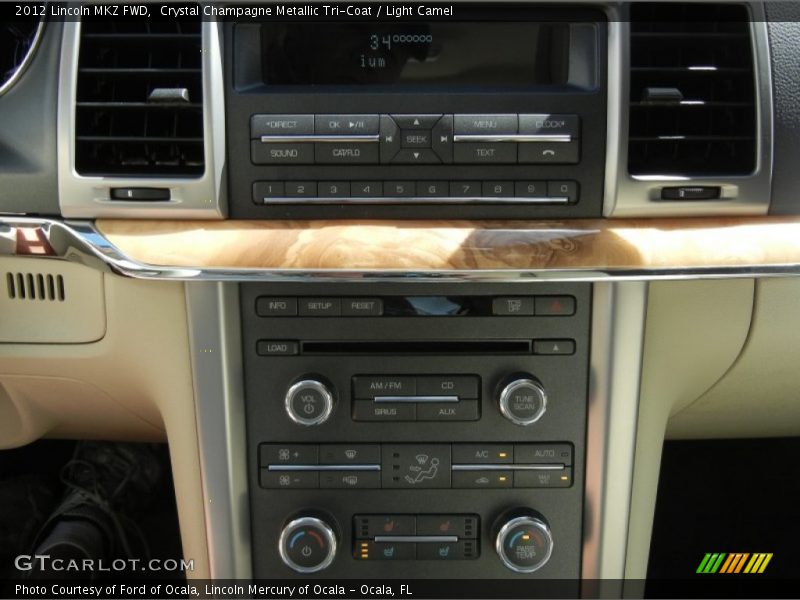 Crystal Champagne Metallic Tri-Coat / Light Camel 2012 Lincoln MKZ FWD