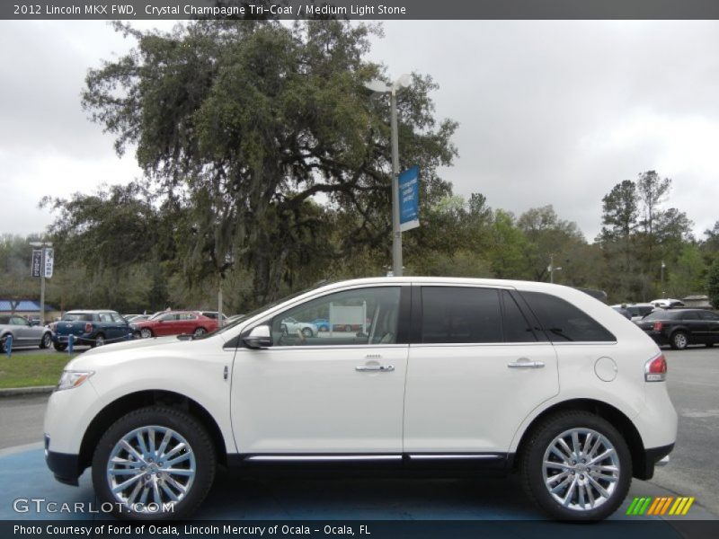 Crystal Champagne Tri-Coat / Medium Light Stone 2012 Lincoln MKX FWD