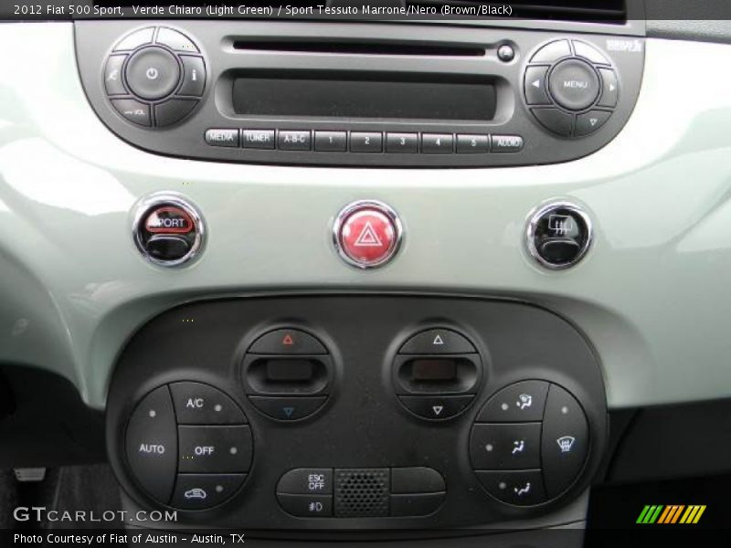 Controls of 2012 500 Sport