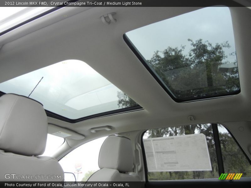 Crystal Champagne Tri-Coat / Medium Light Stone 2012 Lincoln MKX FWD