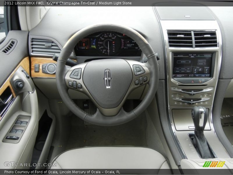 Crystal Champagne Tri-Coat / Medium Light Stone 2012 Lincoln MKX FWD