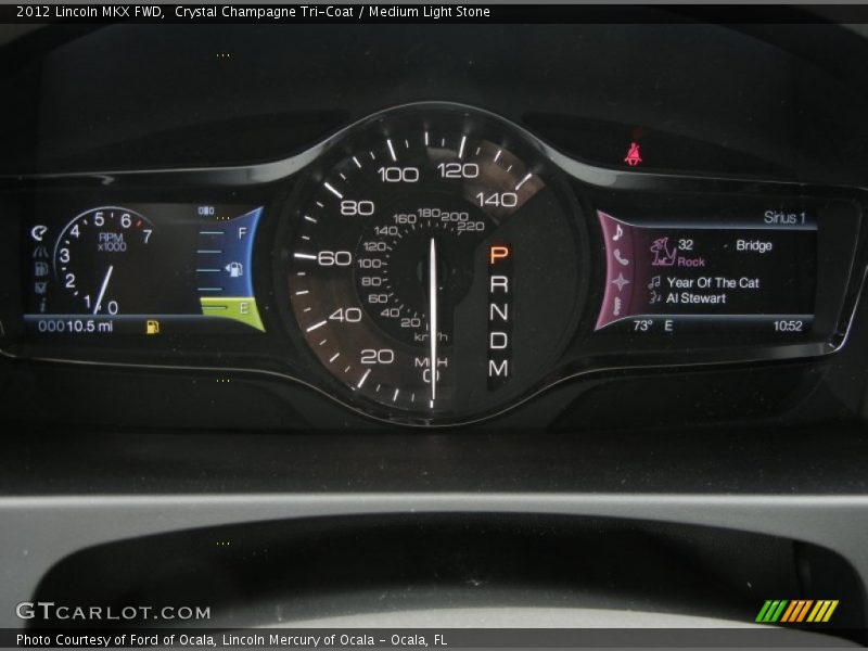 Crystal Champagne Tri-Coat / Medium Light Stone 2012 Lincoln MKX FWD