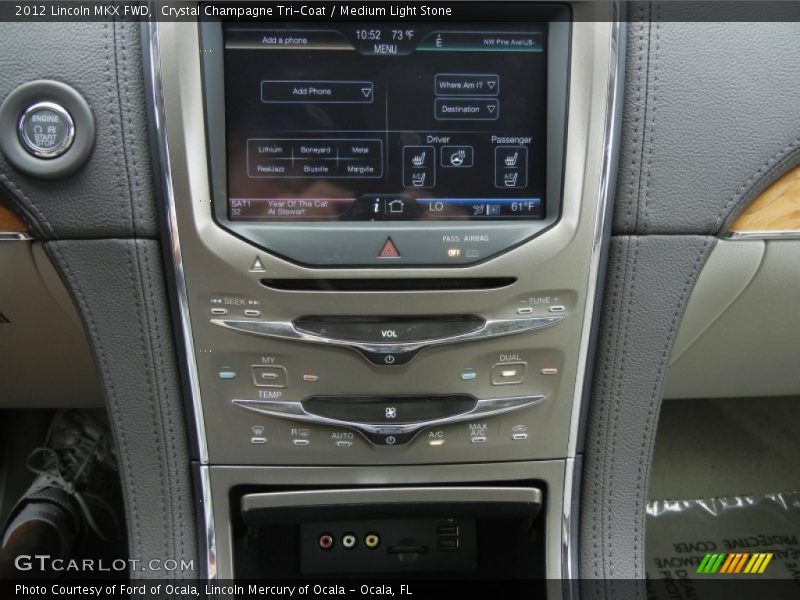 Crystal Champagne Tri-Coat / Medium Light Stone 2012 Lincoln MKX FWD