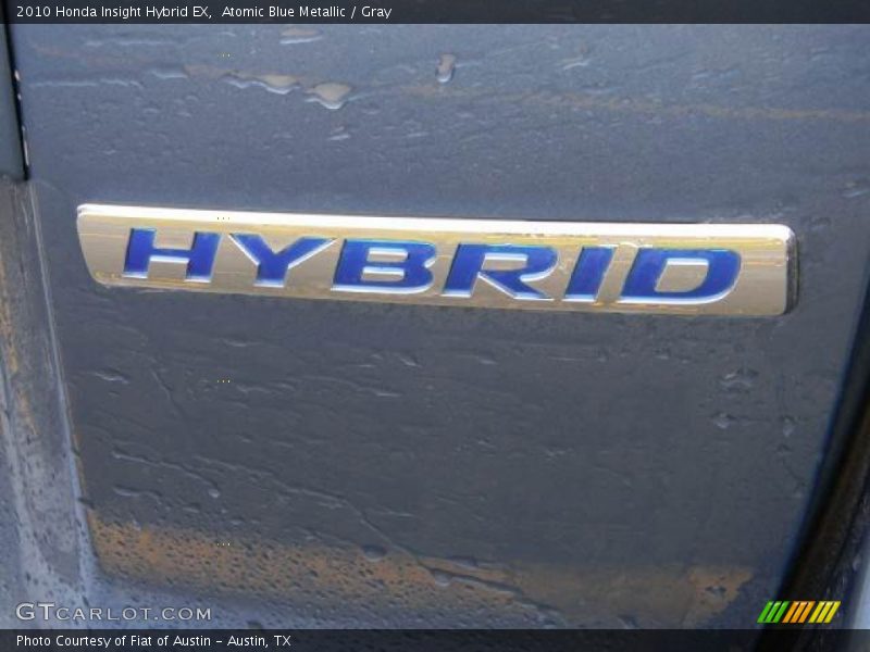 Atomic Blue Metallic / Gray 2010 Honda Insight Hybrid EX