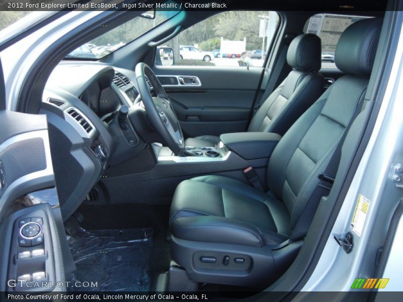 Ingot Silver Metallic / Charcoal Black 2012 Ford Explorer Limited EcoBoost