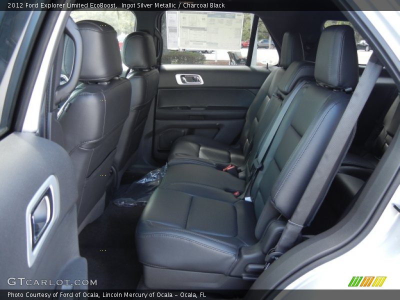 Ingot Silver Metallic / Charcoal Black 2012 Ford Explorer Limited EcoBoost