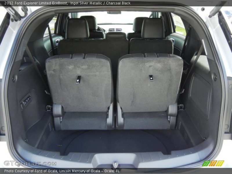 Ingot Silver Metallic / Charcoal Black 2012 Ford Explorer Limited EcoBoost
