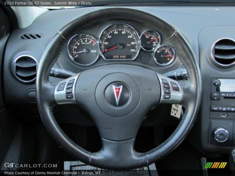  2010 G6 GT Sedan Steering Wheel