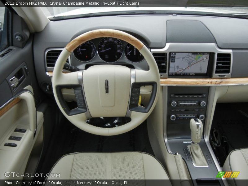 Crystal Champagne Metallic Tri-Coat / Light Camel 2012 Lincoln MKZ FWD