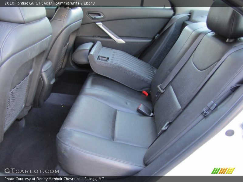  2010 G6 GT Sedan Ebony Interior