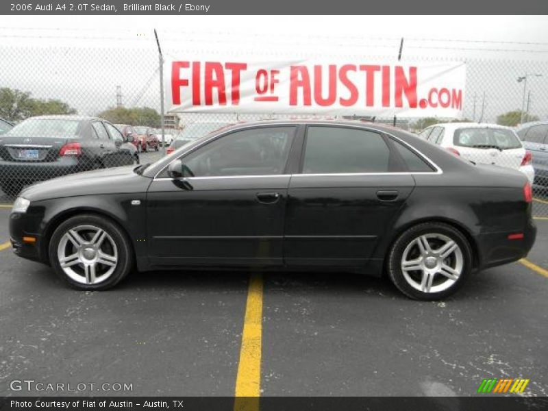 Brilliant Black / Ebony 2006 Audi A4 2.0T Sedan