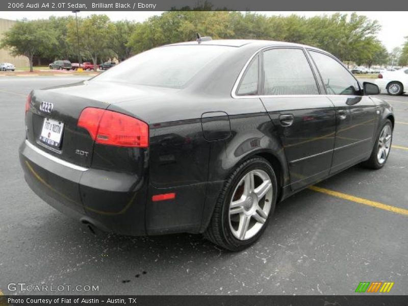 Brilliant Black / Ebony 2006 Audi A4 2.0T Sedan