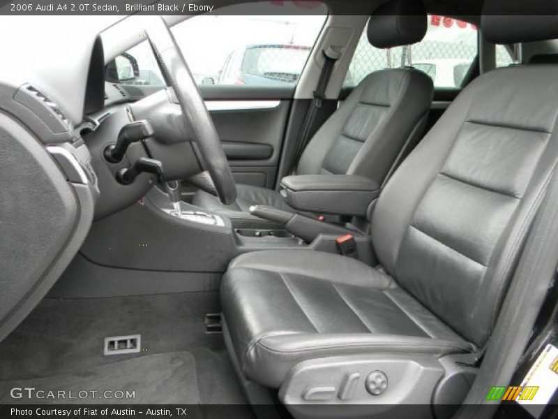 Brilliant Black / Ebony 2006 Audi A4 2.0T Sedan