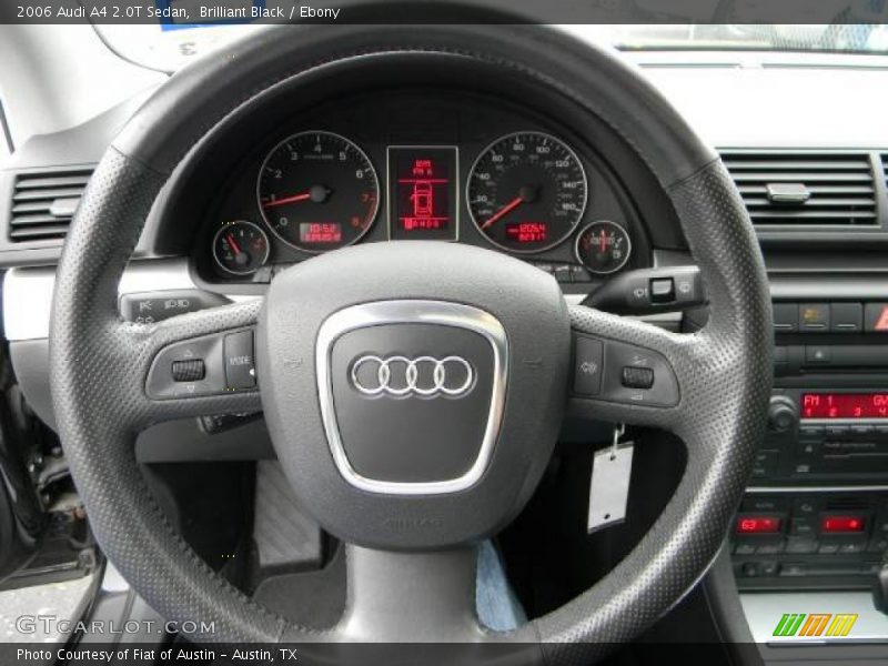 Brilliant Black / Ebony 2006 Audi A4 2.0T Sedan