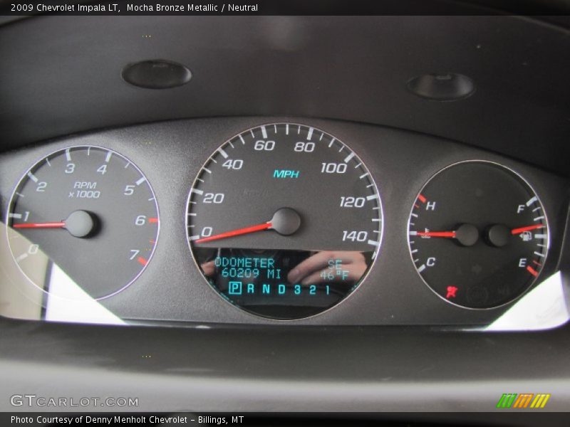  2009 Impala LT LT Gauges